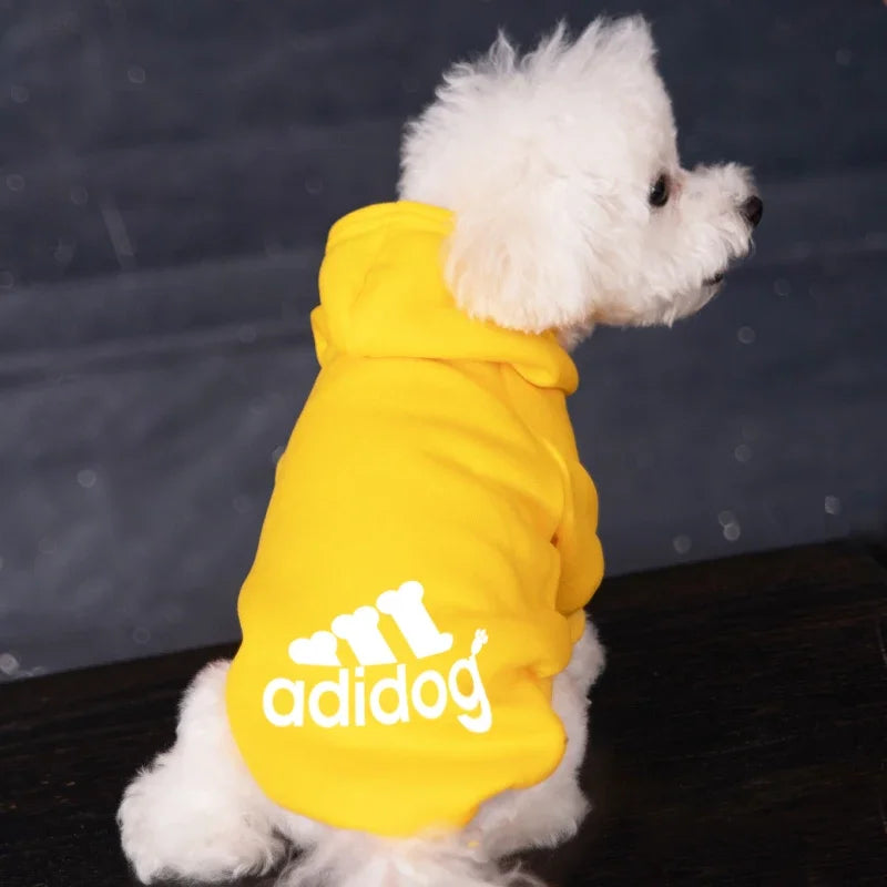 Adidog Dog Hoodie - Warm Winter Coat for Medium & Large Dogs