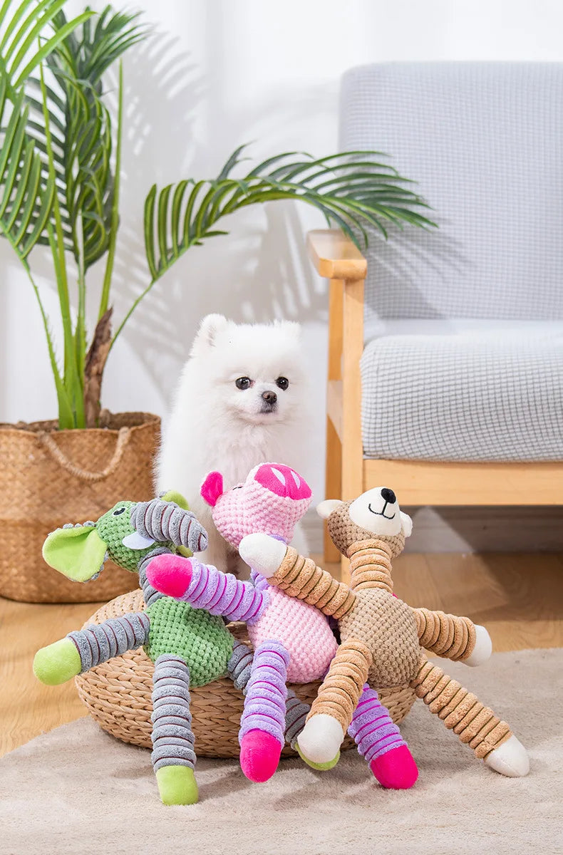 Indestructible Large Dog Squeaky Toy - Dental Chew & Training