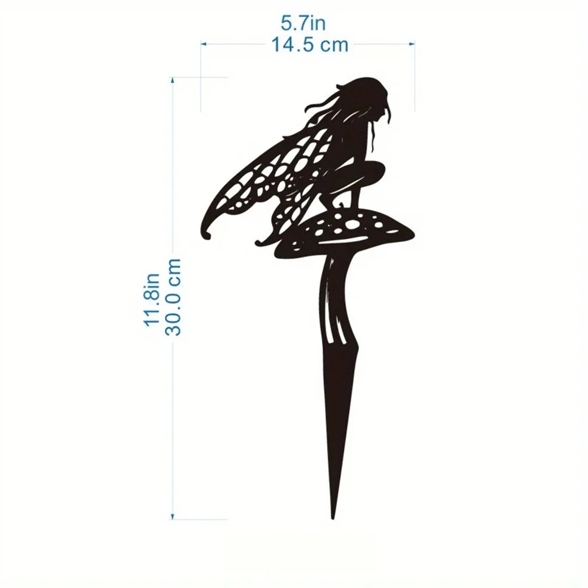Cat Family Garden Stakes - Cute Silhouette Decorations for Yard & Lawn