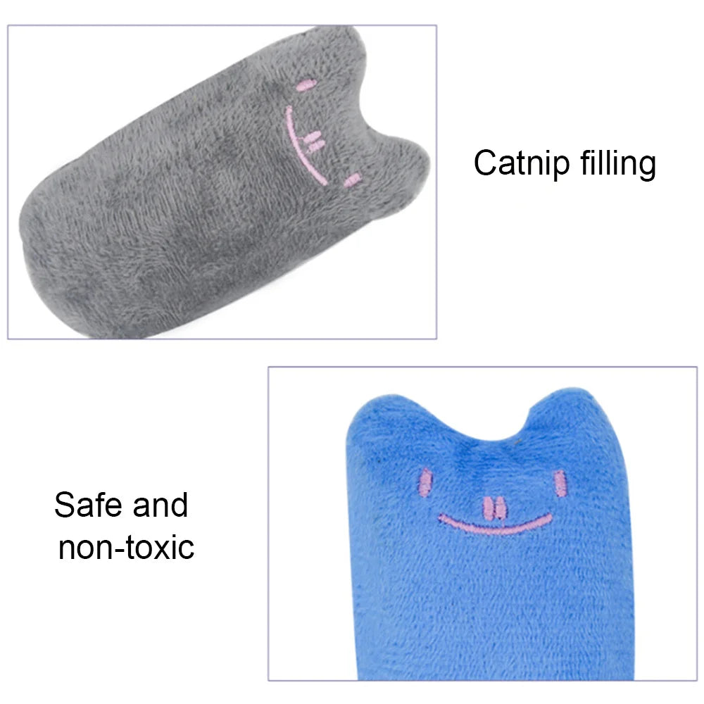 Interactive Catnip Plush Toy - Dental Health & Entertainment for Cats