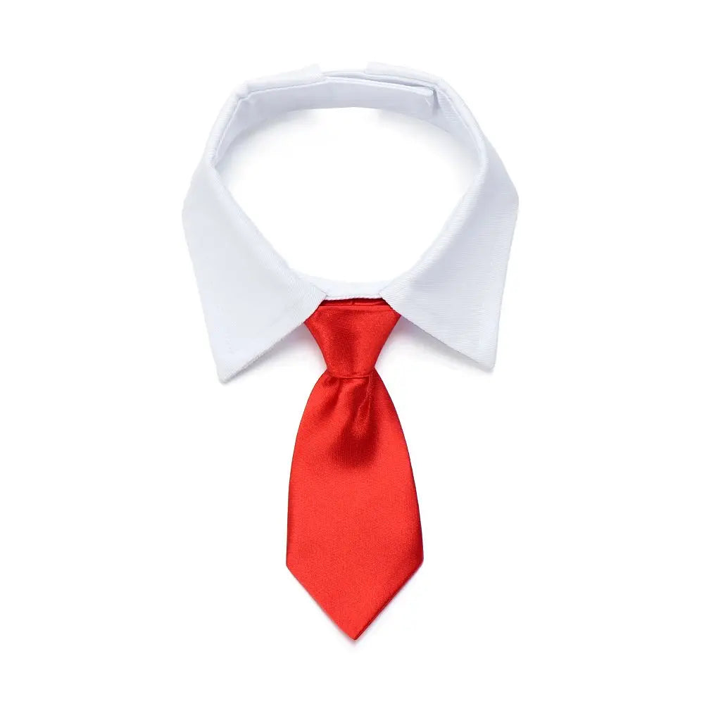 Pet Tuxedo Bow Tie Collar - Formal Accessory for Dogs & Cats