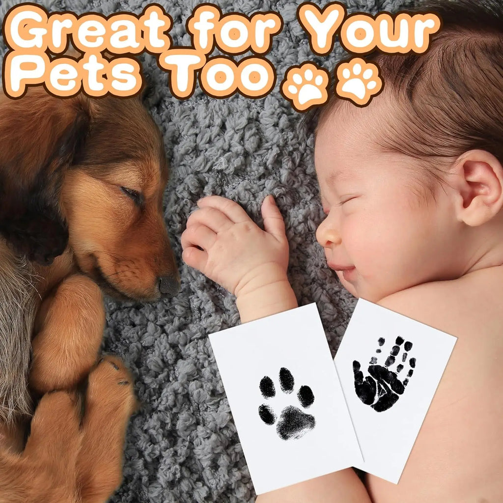 Pet Paw Print Ink Pad - DIY Keepsake Kit for Dogs & Cats