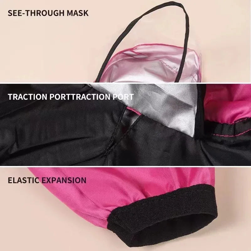 Dog Raincoat - Waterproof Jumpsuit with Cute Dog Face Design