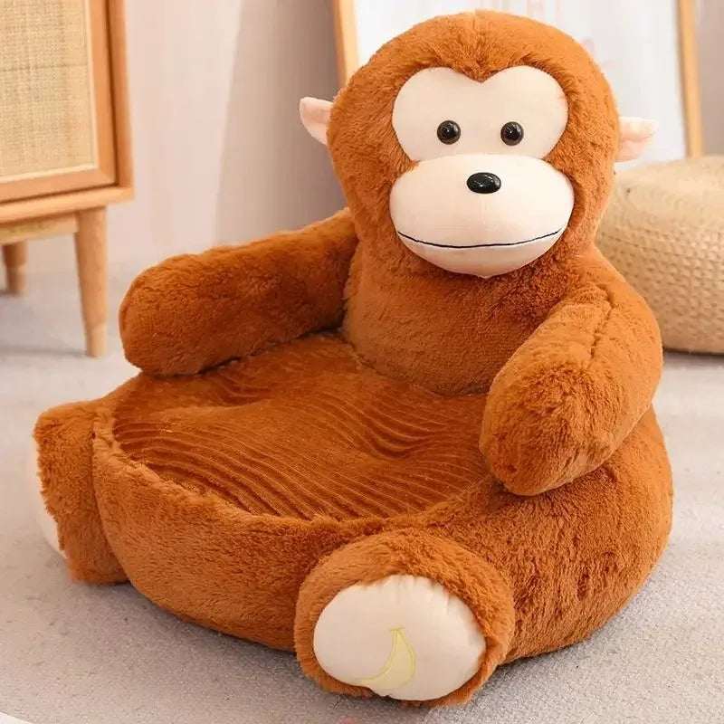 Adorable Animal-Shaped Plush Pet Bed - Elephant, Pig, Bear, Rabbit & More