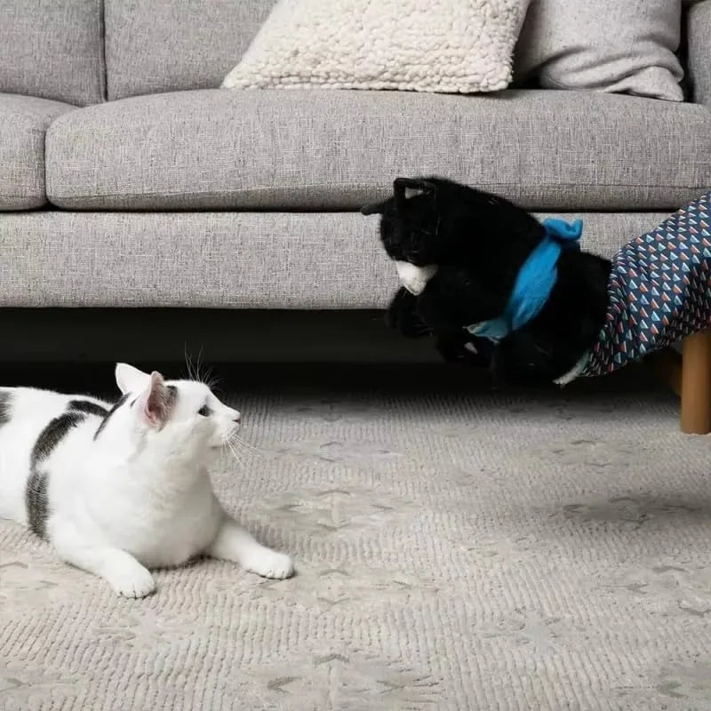 Interactive Cat Wrestling Gloves with Catnip