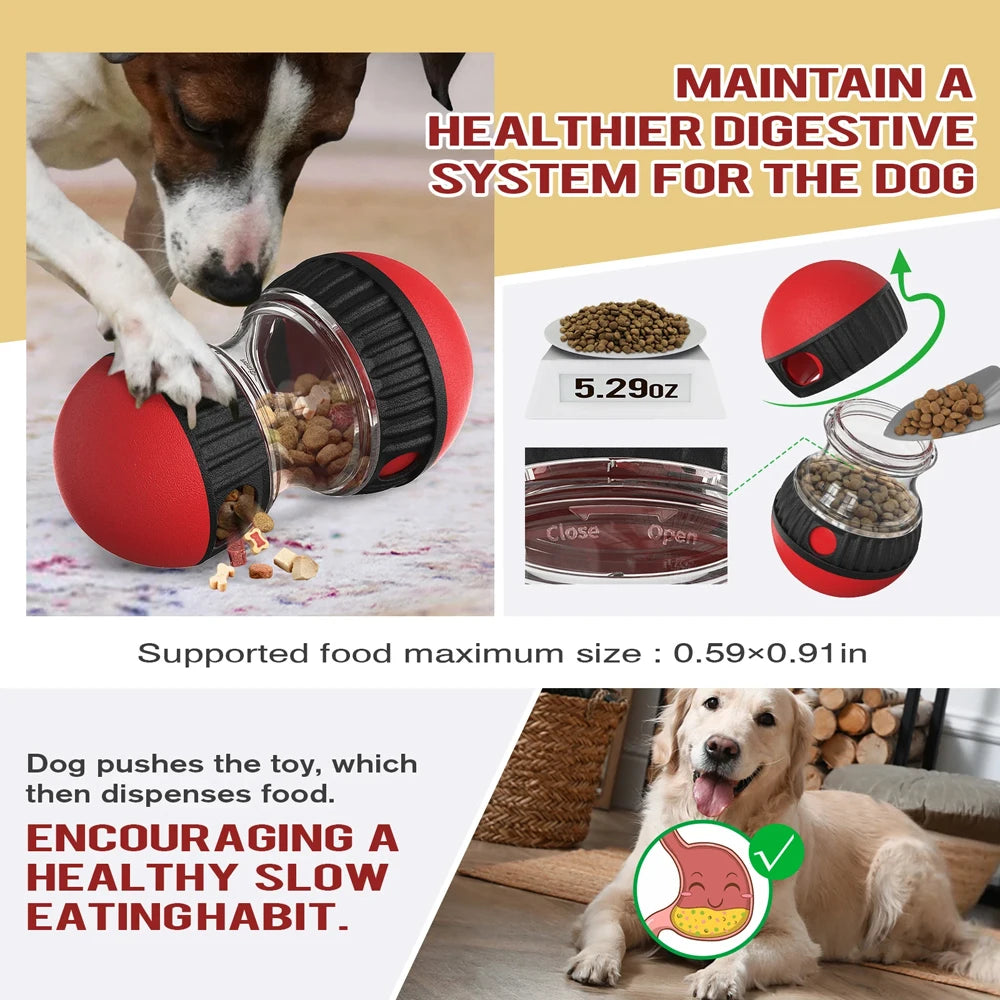 Smart IQ Training Dog Toy - Slow Feeder Puzzle Ball