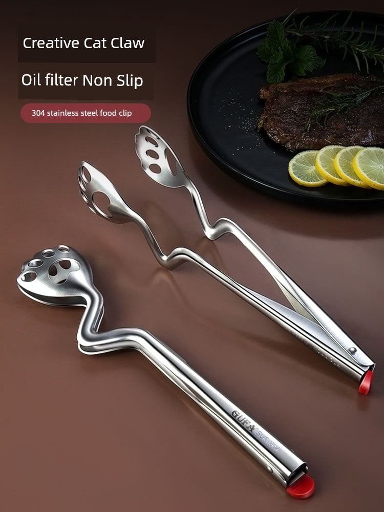 Cat's Paw Multi-Functional Food Clip Tong