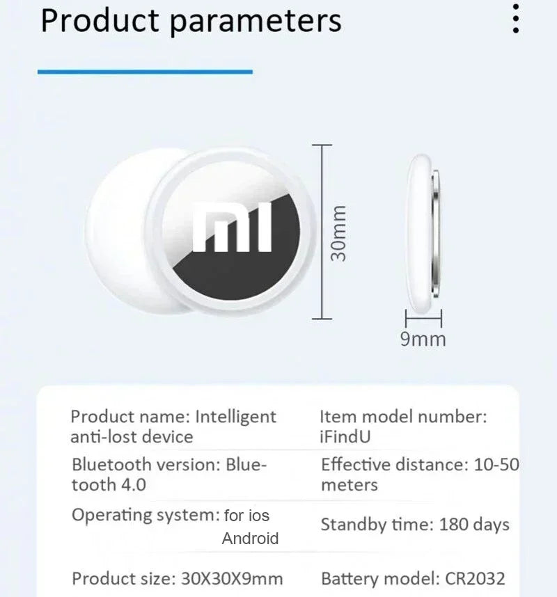 Mini GPS Pet Tracker - Bluetooth Locator