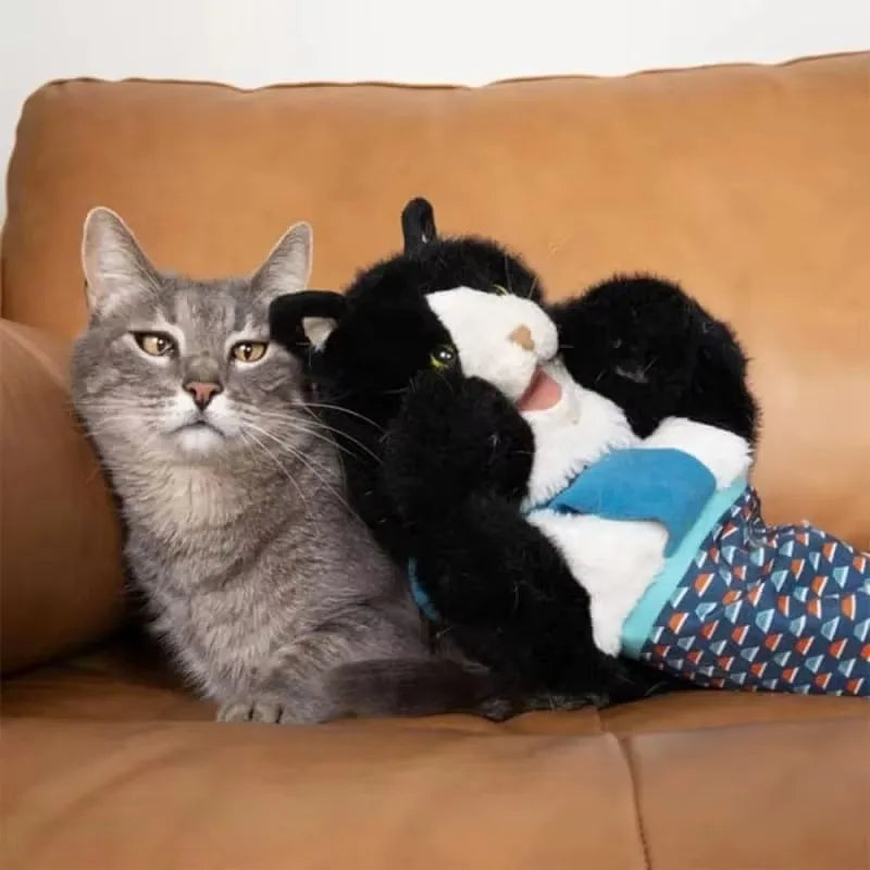 Interactive Cat Wrestling Gloves with Catnip