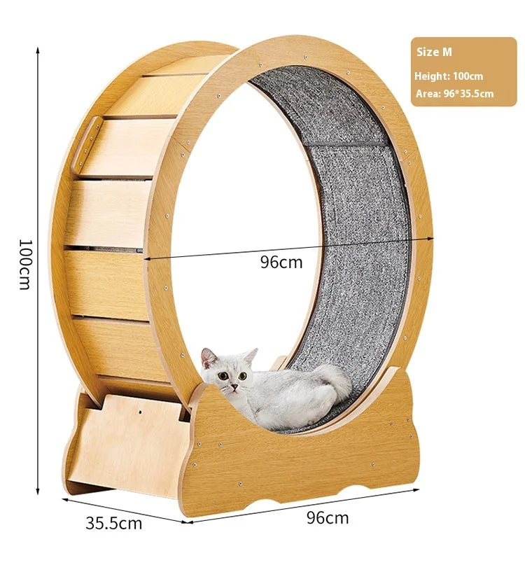 Wooden Cat Exercise Treadmill - Pre-Order Special
