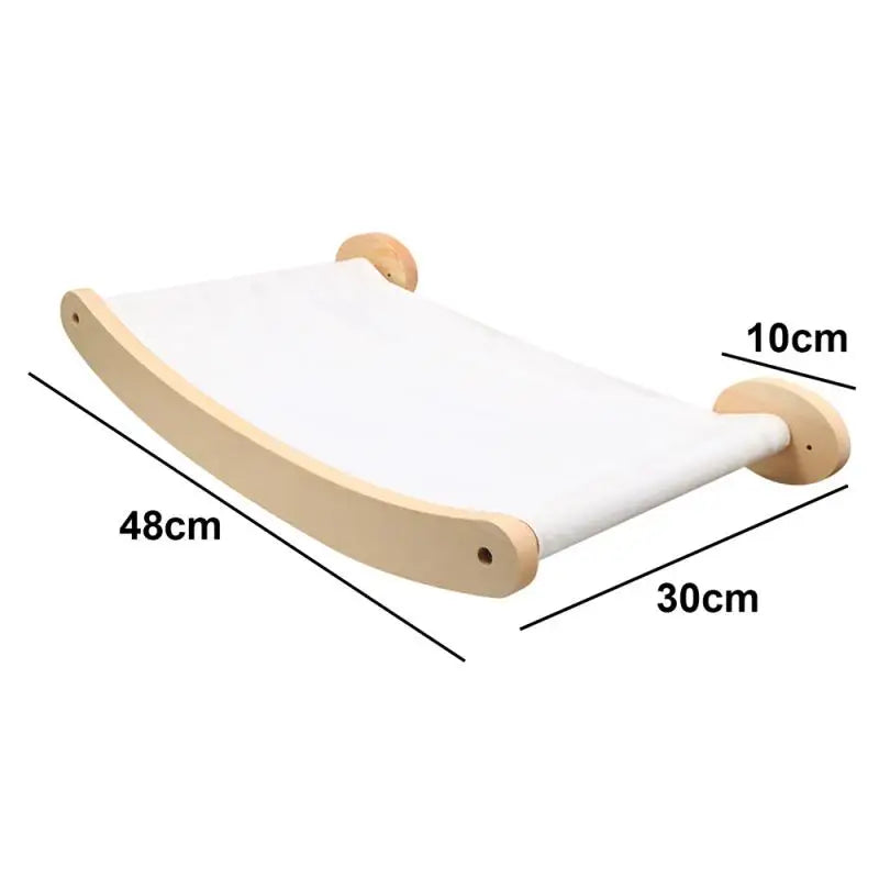 Wall Mounted Cat Shelves - Scratching Post & Climbing Platform Set