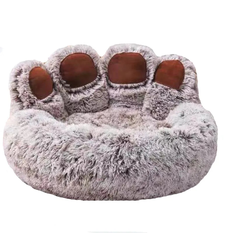 Fluffy Dog Bed Large Basket