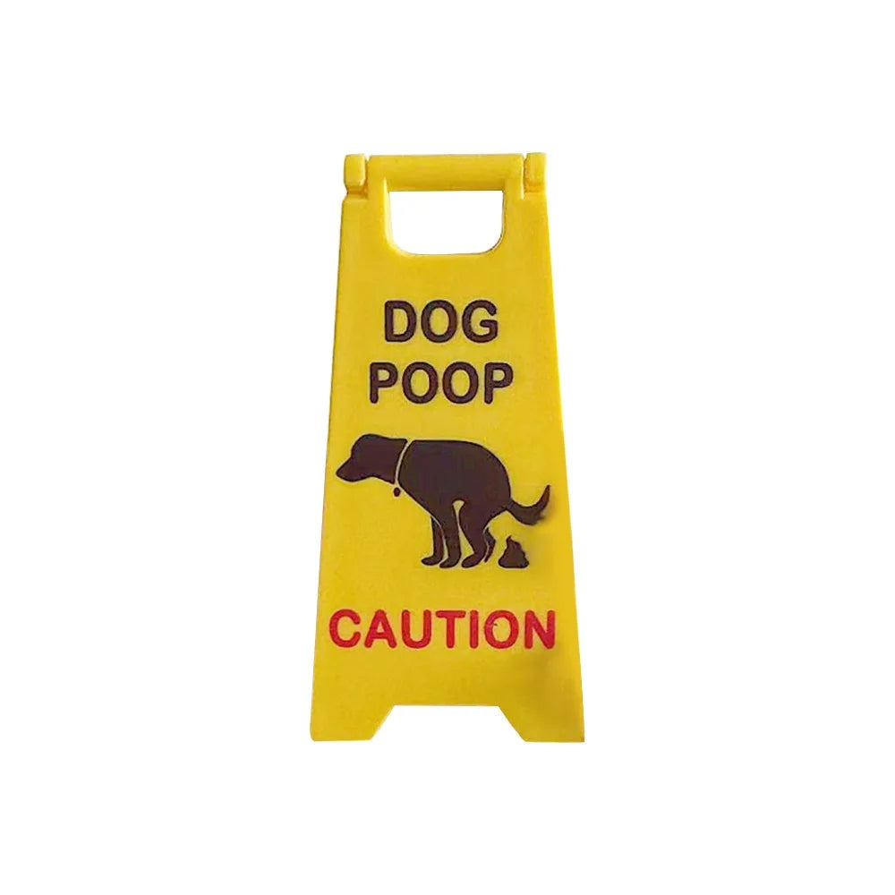 Funny Pet Warning Sign - Caution Floor Sign