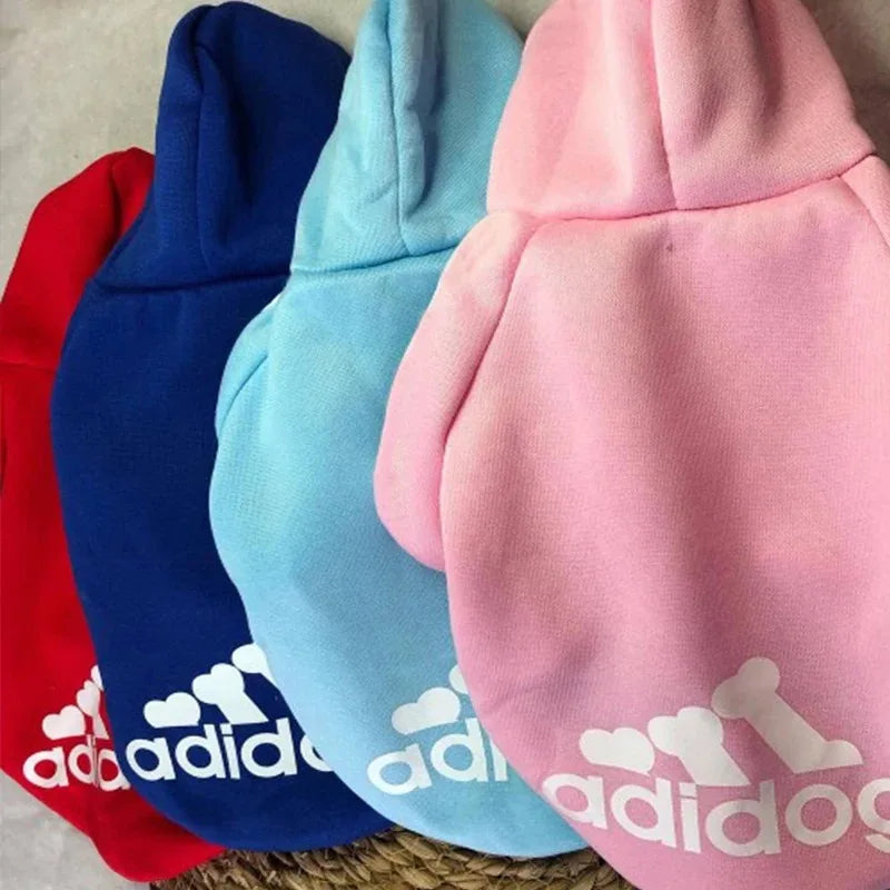 Adidog Dog Hoodie - Warm Winter Coat for Medium & Large Dogs