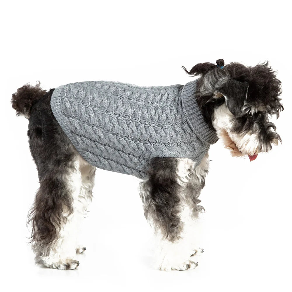 Classic Dog Sweater - Winter Pullover for Small Dogs & Puppies