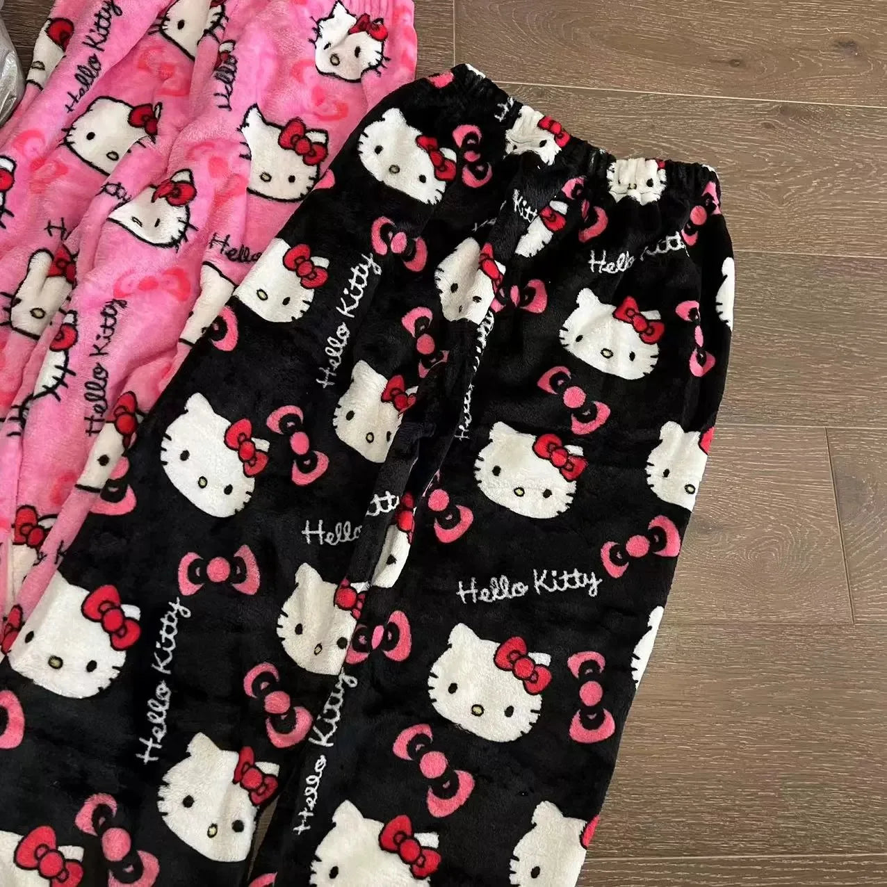 Hello Kitty Fleece Pajama Pants - Soft Trousers