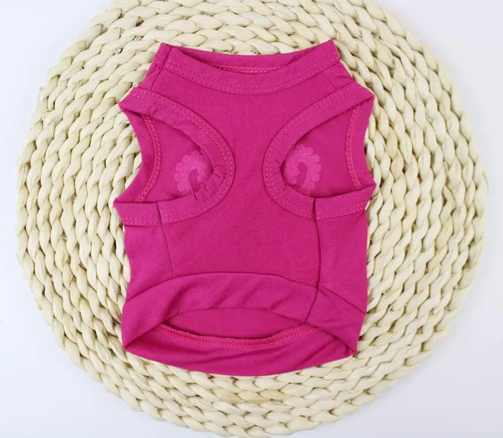 Princess Crown Dog T-Shirt - Summer Vest for Small Dogs & Cats
