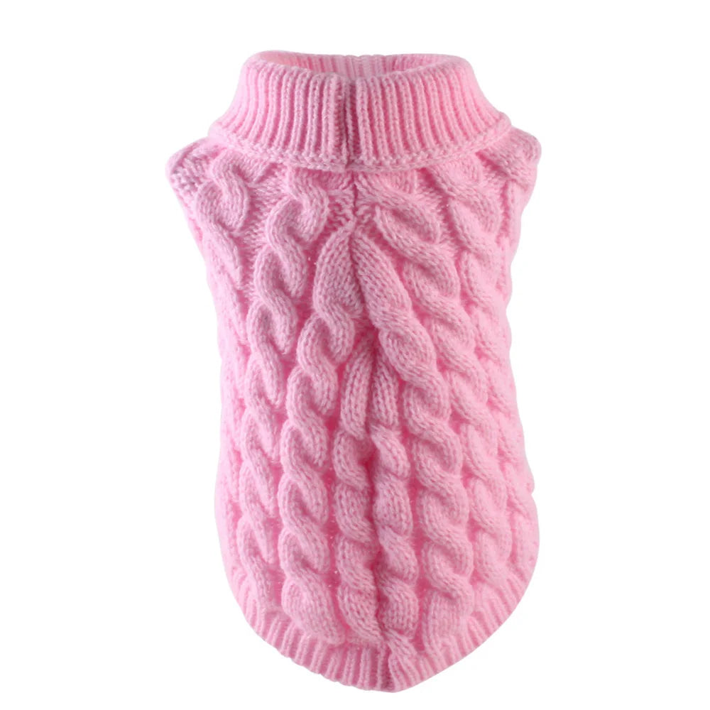 Classic Dog Sweater - Winter Pullover for Small Dogs & Puppies