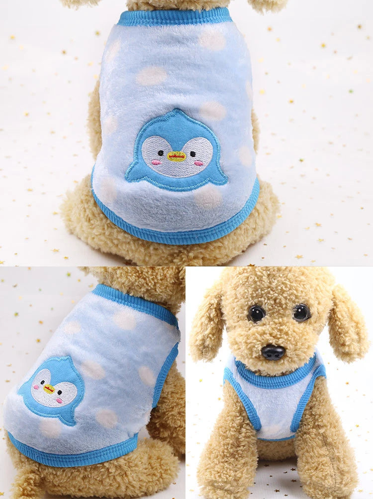 Soft Fleece Dog Coat - Warm Winter Jacket for Small & Medium Dogs