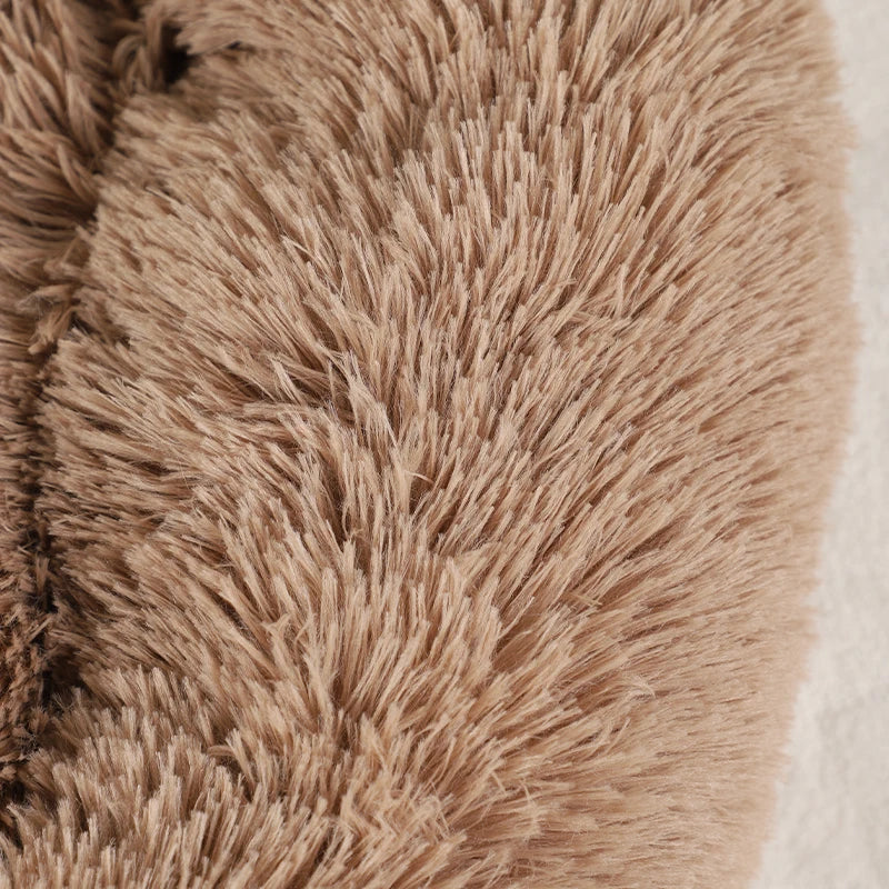 Fluffy Dog Bed Large Basket