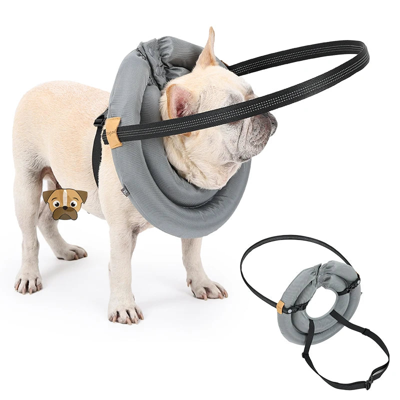 Blind Dog Safety Collar - Anti-Collision Protection Harness with Reflective Strips
