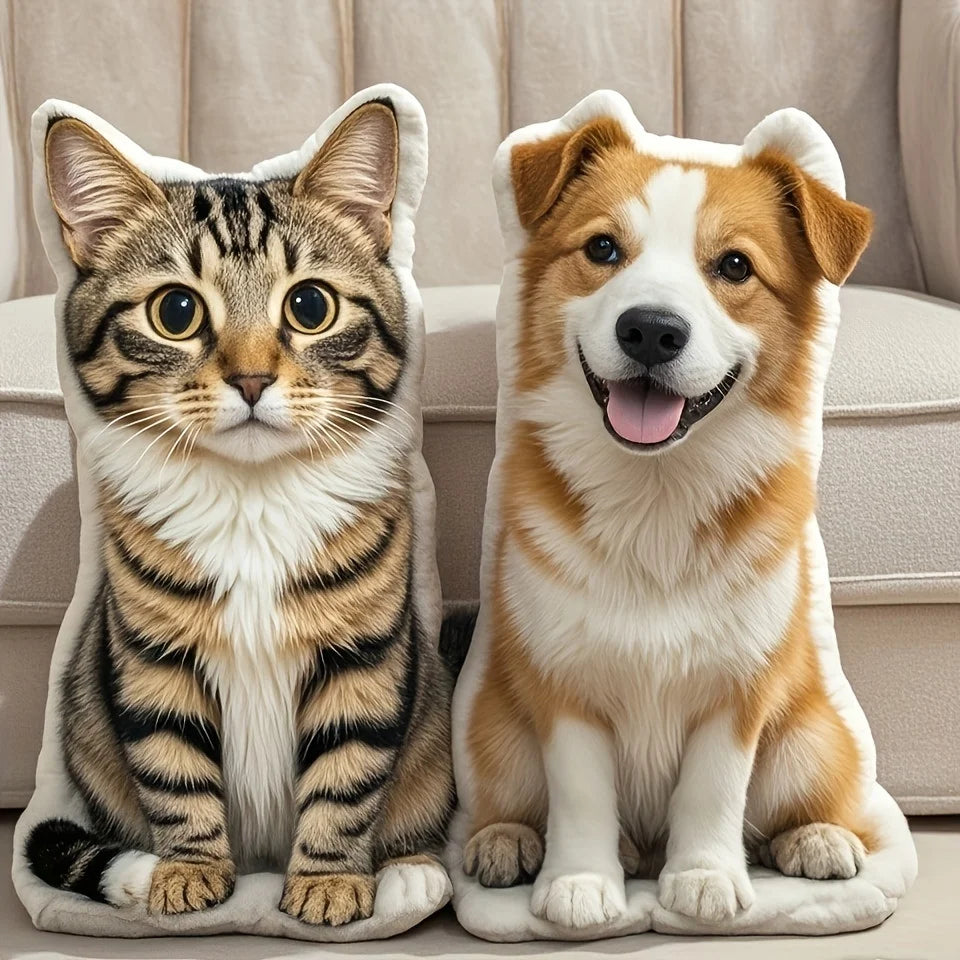 Custom Pet Photo Pillow - Personalized Pet Memorial & Home Decor