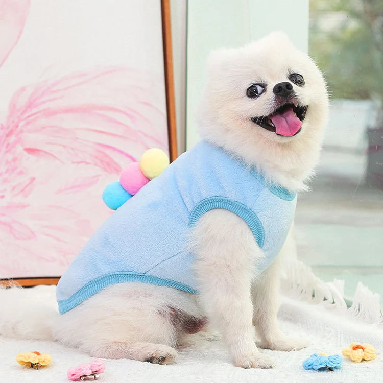Soft Fleece Dog Coat - Warm Winter Jacket for Small & Medium Dogs