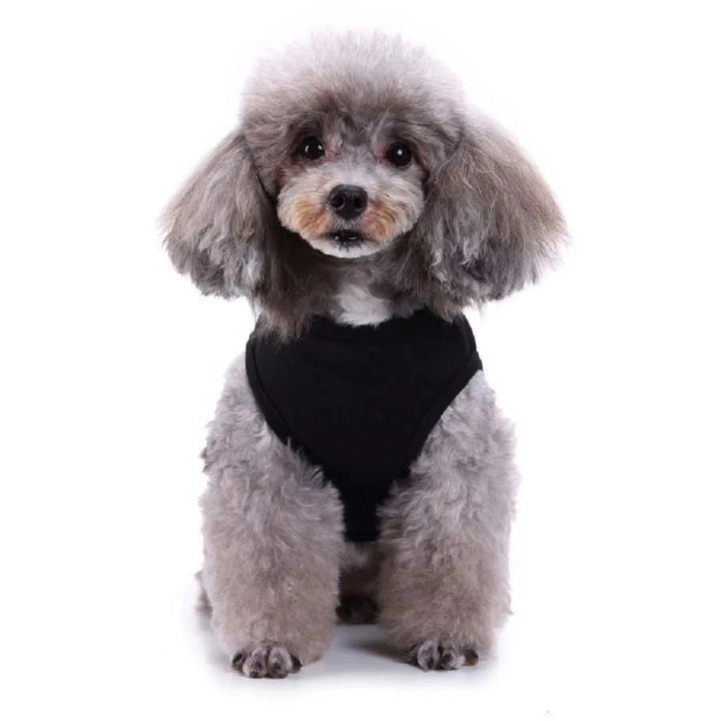 Stylish Letter Print Pet Vest - Lightweight Polyester for Dogs & Cats