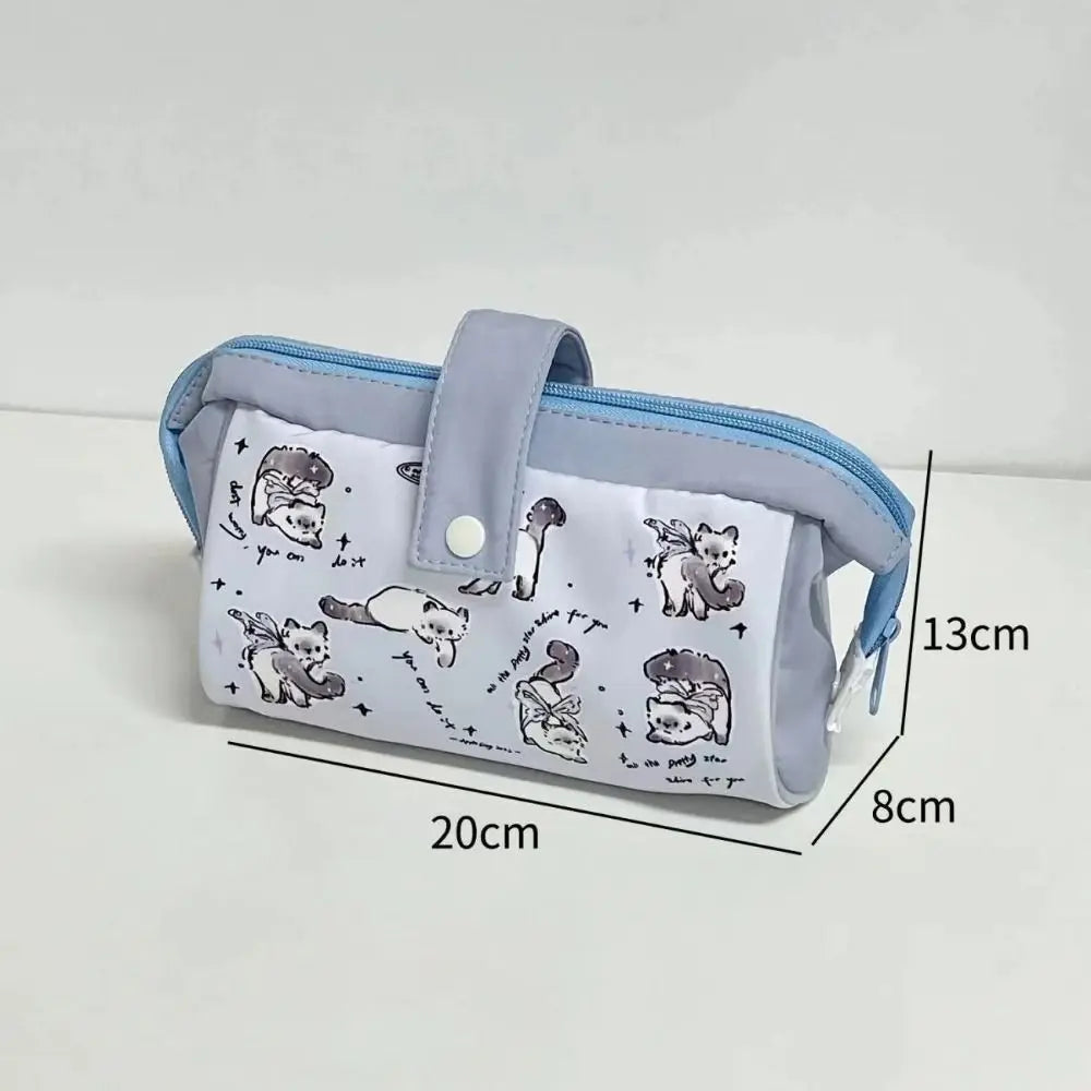 Cartoon Dog Pencil Case - Large Capacity