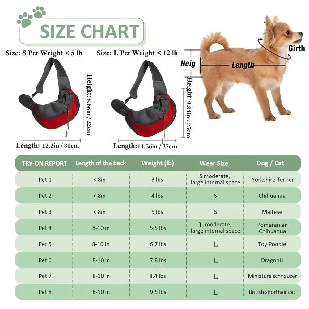 Dog Travel Backpack - Breathable Mesh Carrier