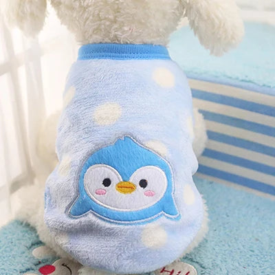 Soft Fleece Dog Coat - Warm Winter Jacket for Small & Medium Dogs