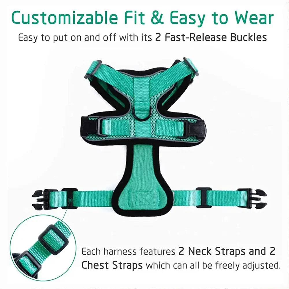 Escape-Proof Cat Harness & Leash Set - Breathable Vest with Reflective Strips