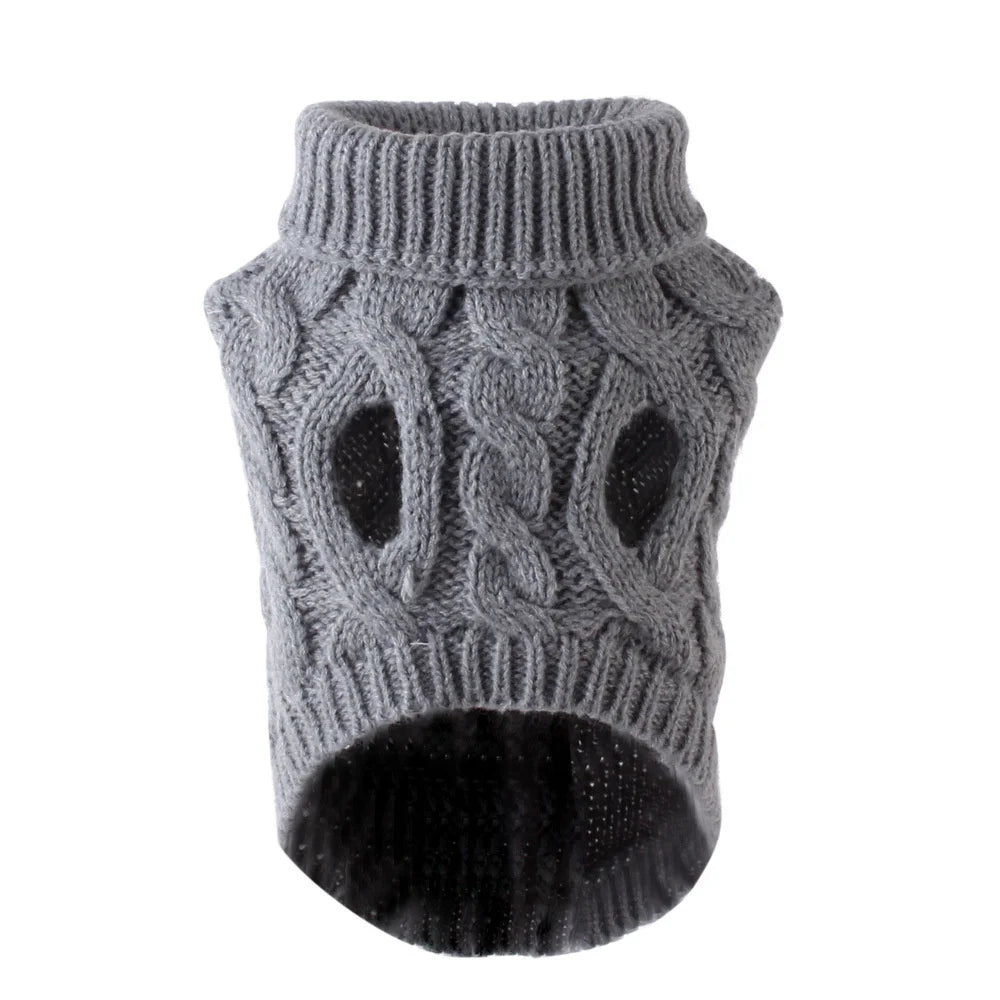 Classic Dog Sweater - Winter Pullover for Small Dogs & Puppies