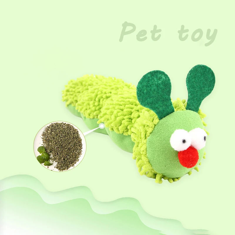 Cat Chew Caterpillar Catnip Molar Toy