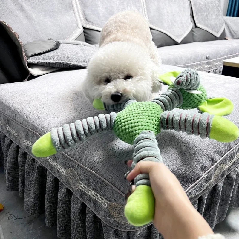 Indestructible Large Dog Squeaky Toy - Dental Chew & Training