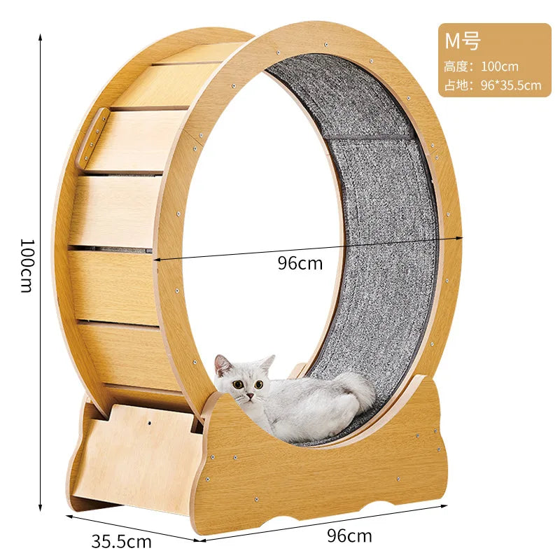 Wooden Cat Exercise Treadmill - Pre-Order Special