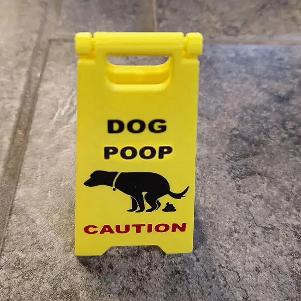 Funny Pet Warning Sign - Caution Floor Sign