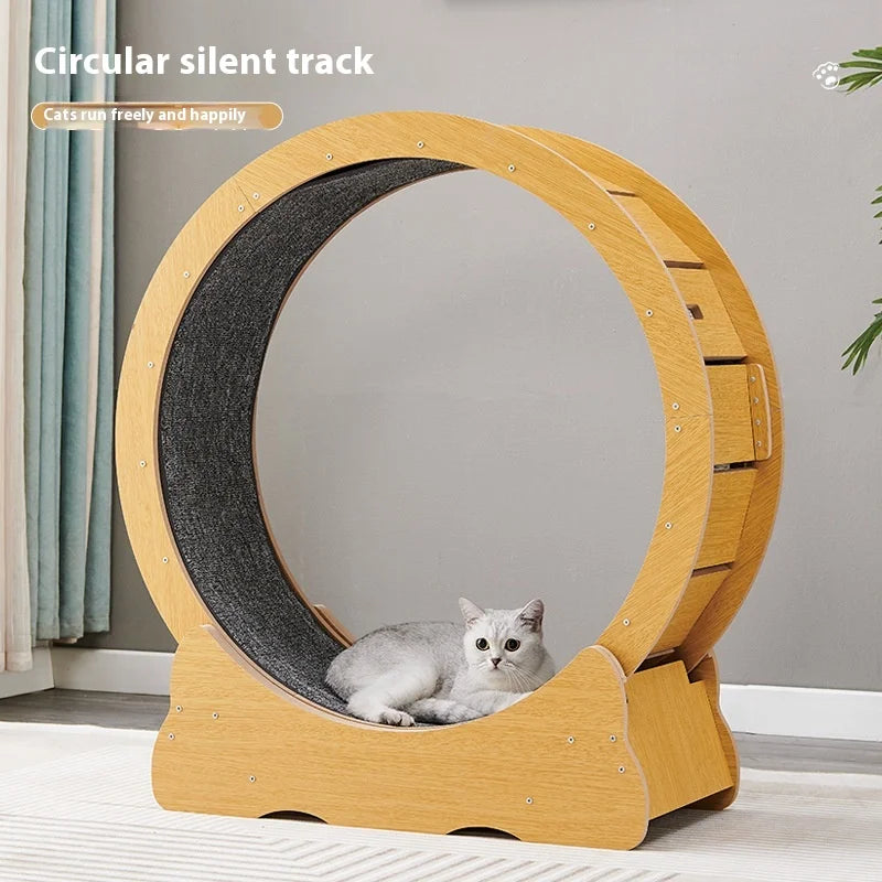 Wooden Cat Exercise Treadmill - Pre-Order Special