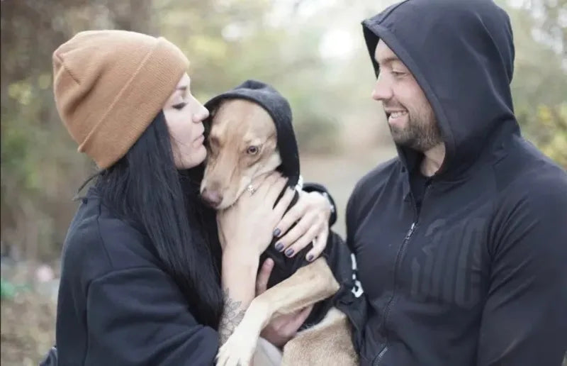 Adidog Dog Hoodie - Warm Winter Coat for Medium & Large Dogs