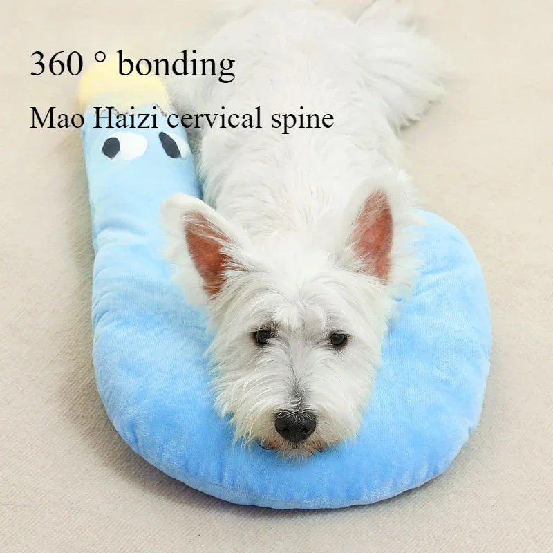 All-Season Pet Comfort Pillow - Versatile Sleeping Mat for Dogs & Cats