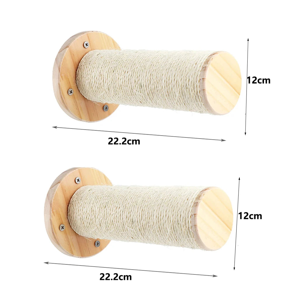 Franklin's Pick: Wall-Mounted Cat Climbing Rope - Space-Saving Fun