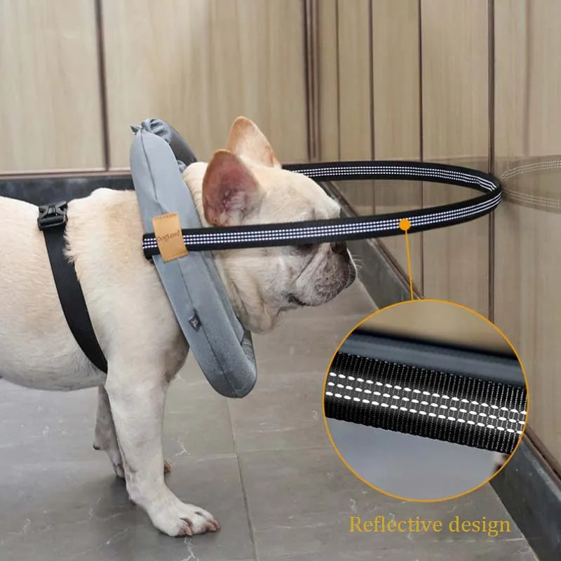 Blind Dog Safety Collar - Anti-Collision Protection Harness with Reflective Strips