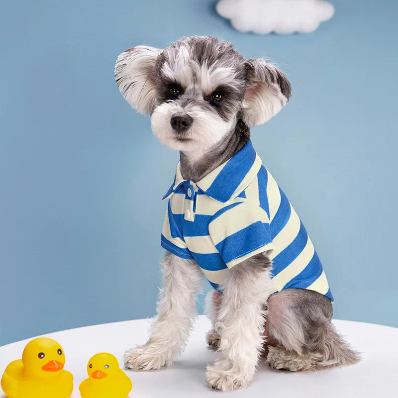 Dog Polo Shirt - Summer Casual Clothing for Small & Large Dogs