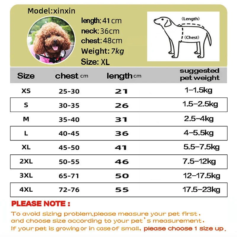 Dog Raincoat - Waterproof Jumpsuit with Cute Dog Face Design