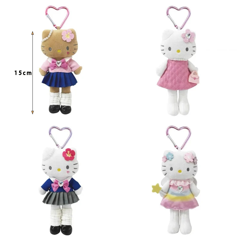 Cute Angel Cat Keychain - Kawaii Bag Charm