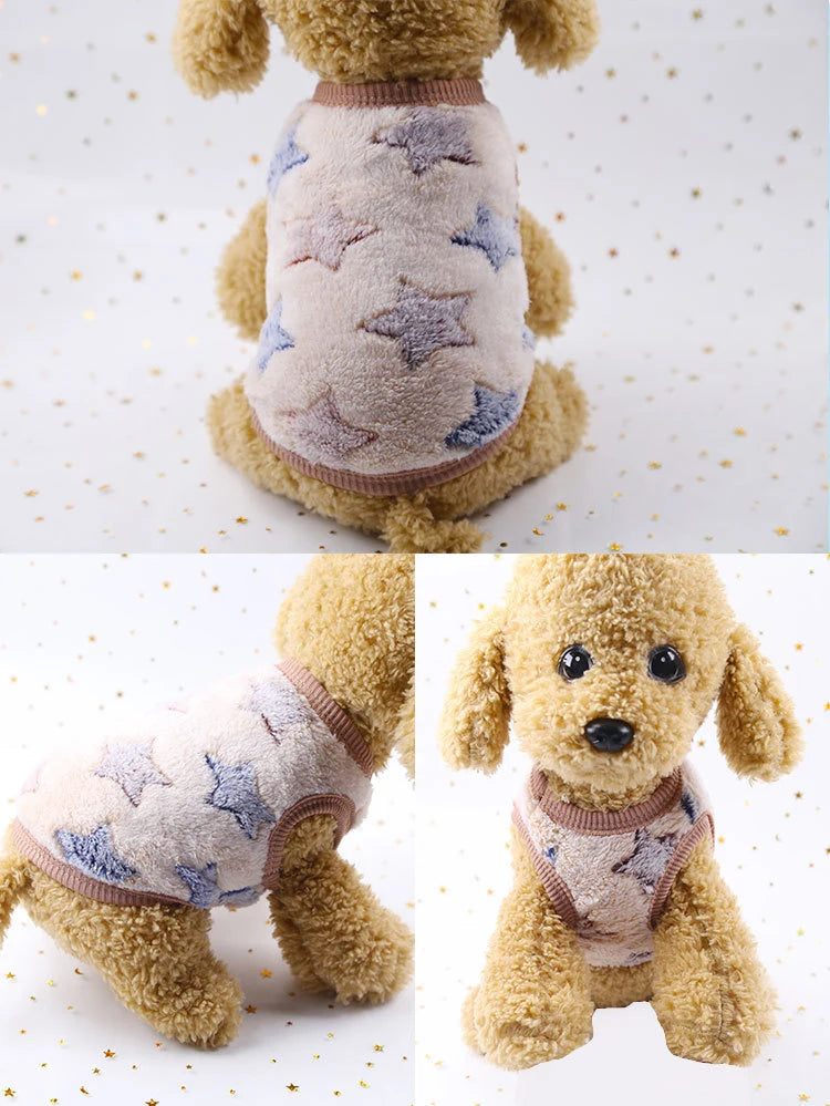 Soft Fleece Dog Coat - Warm Winter Jacket for Small & Medium Dogs