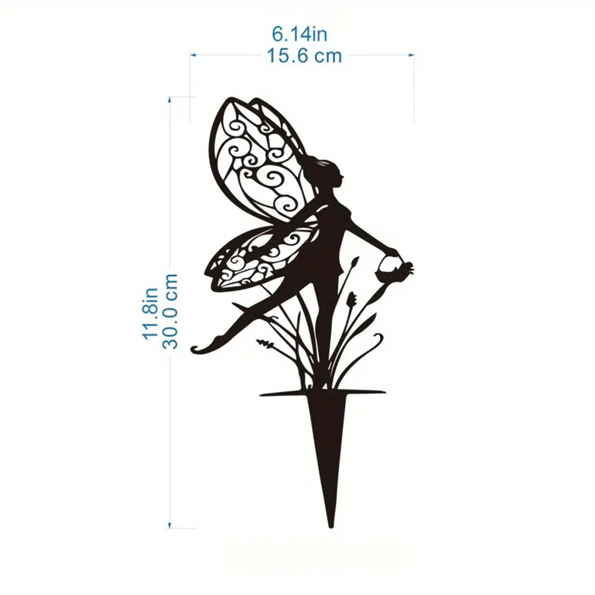 Cat Family Garden Stakes - Cute Silhouette Decorations for Yard & Lawn
