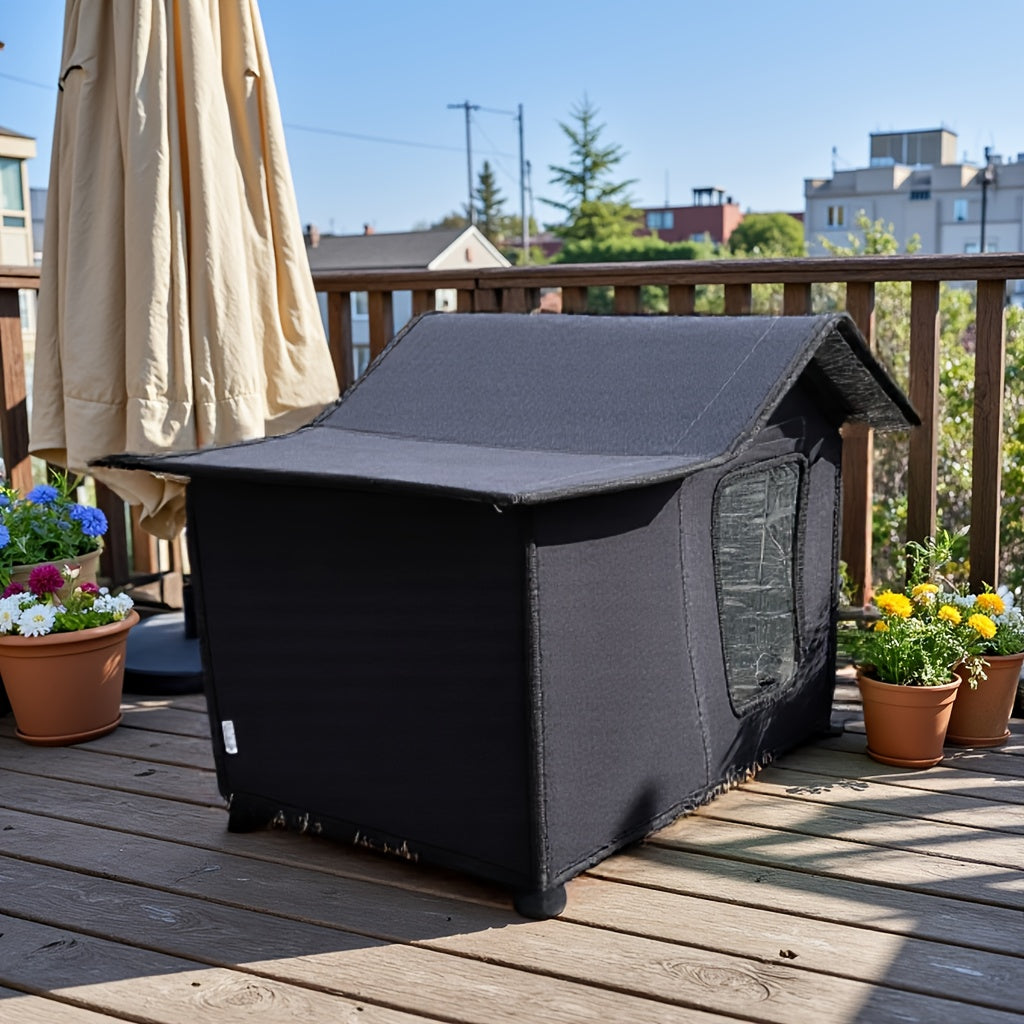Waterproof Outdoor Cat Bed - Weather-Resistant Pet Shelter