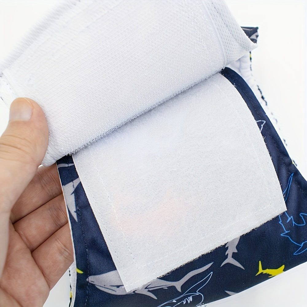 6-Pack Washable Male Dog Belly Bands - Leak-Proof Diapers