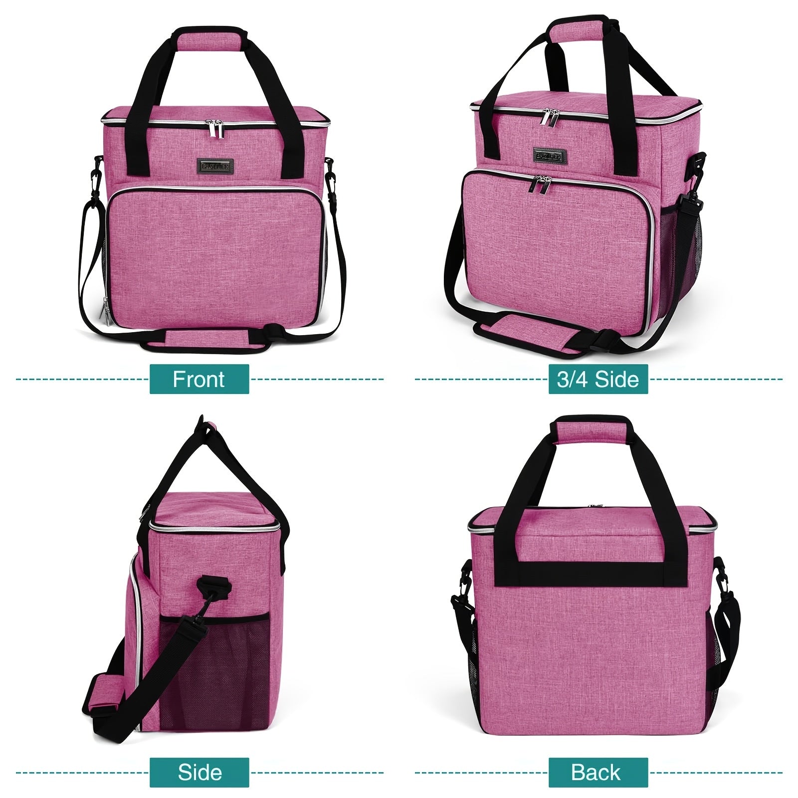 Pet Travel Bag with Bowls and Food Baskets